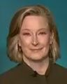 Leigh Sales, seen smiling at 7:30 pm for the first time since 2013:
