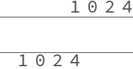 Animation for Sun Tzŭ multiplication: 1024 multiplied by 1024